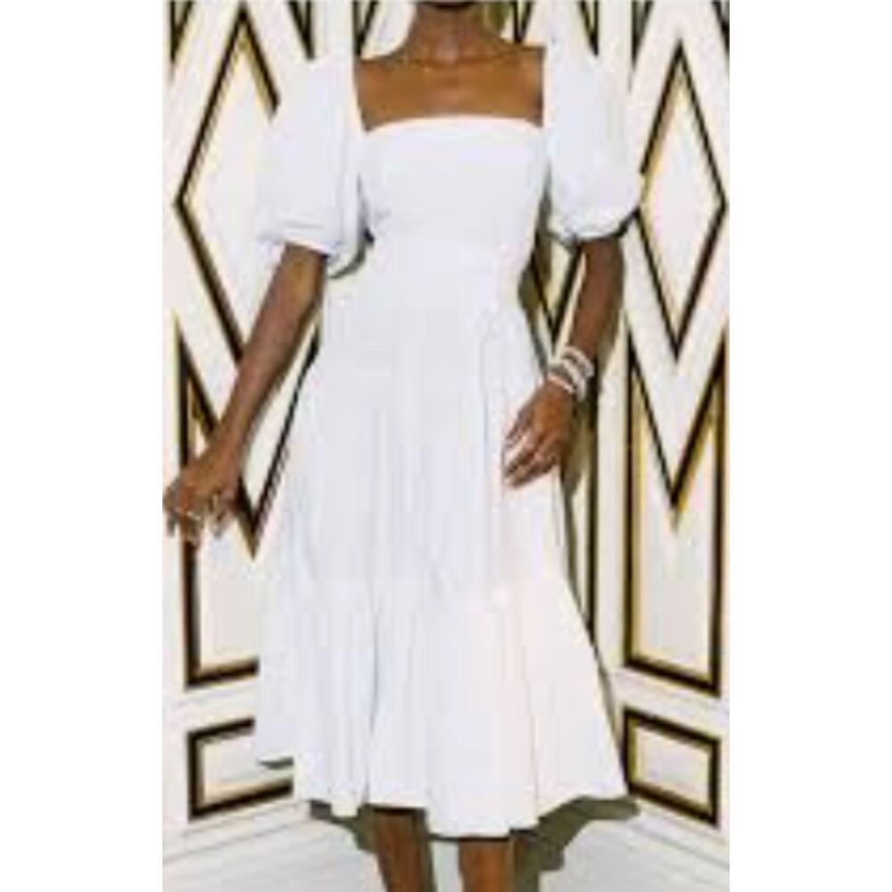Cara Cara Sydney Cotton Midi Dress Size 2 Excellent New Condition